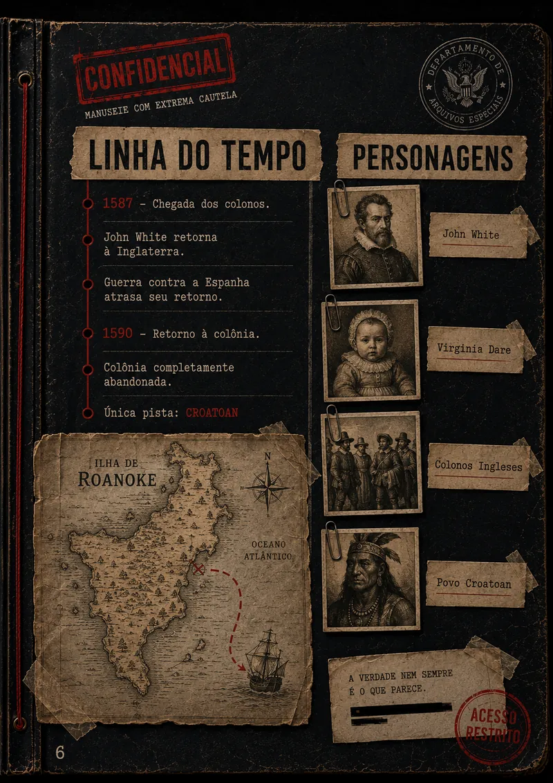 Linha do tempo e personagens do caso Roanoke
