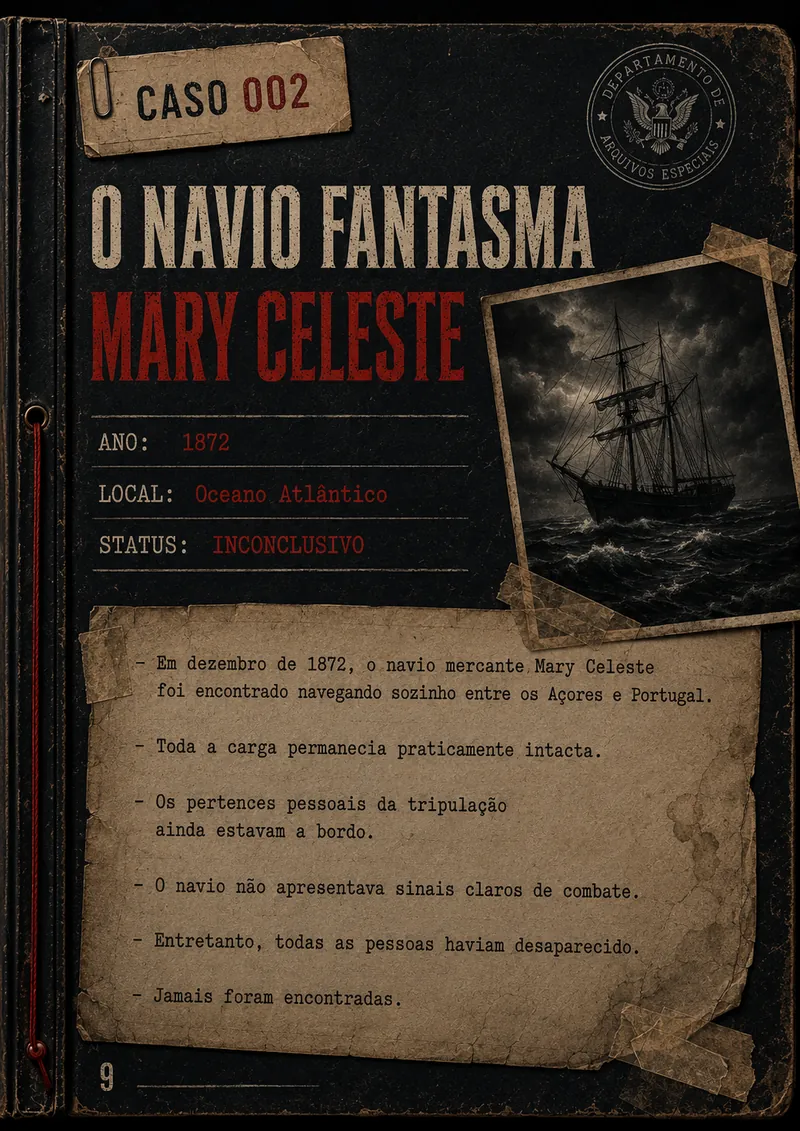 Caso 002: O navio fantasma Mary Celeste